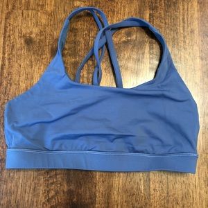 Lululemon ink blue energy bra size 8